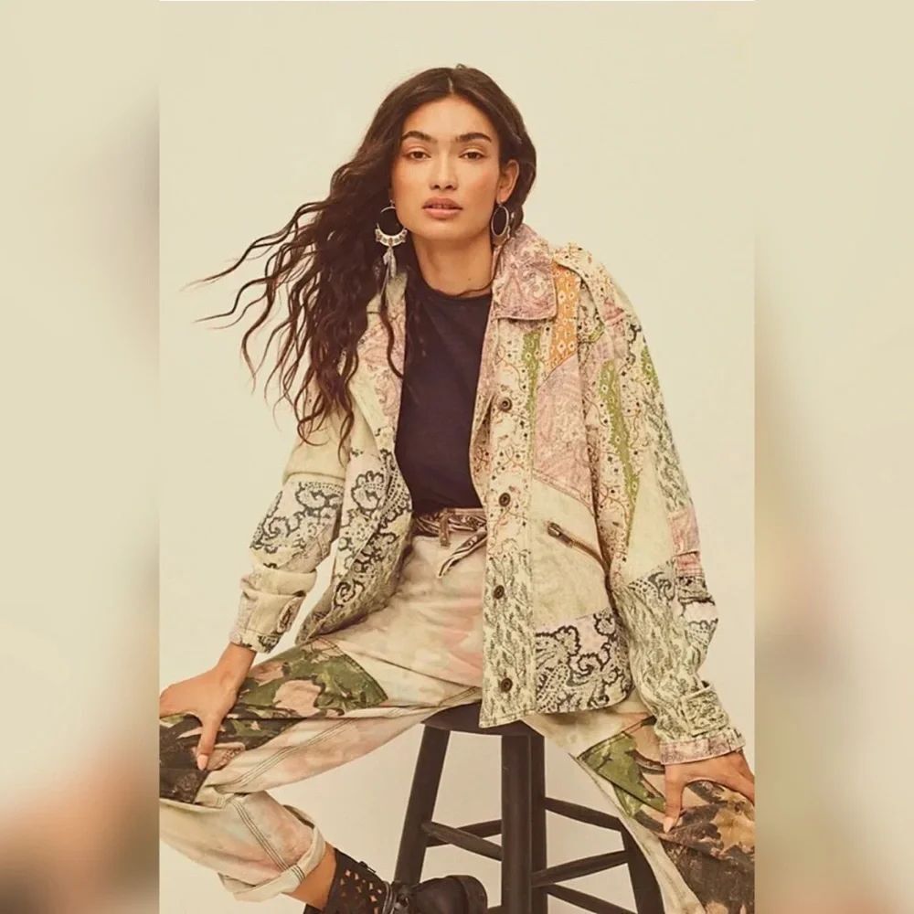 Free People Nadia Moto Jacket Size S